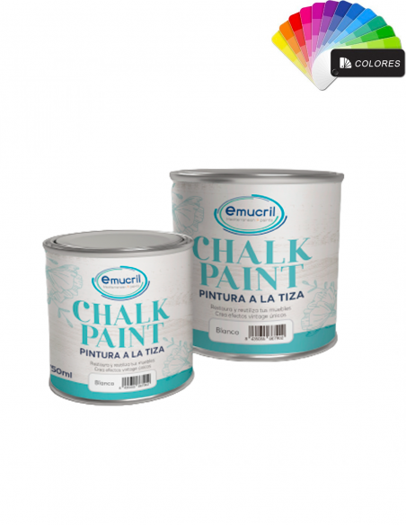 Pintura efecto tiza Emucril Chalk paint Colores