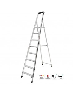 Escalera Tijera Profesional Hymer 8 peldaños y plataforma
