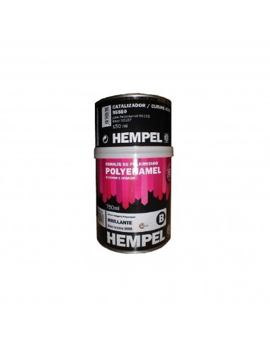 Esmalte para Fibra de Vidrio Hempel 55102 Polyenamel Blanco
