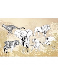 Fotomural ICH Panorama V102-3 Wildlife