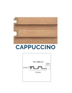 Friso listones Floor Step WALL Cappuccino