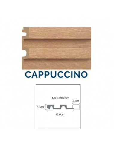 Friso listones Floor Step WALL Cappuccino