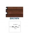 Friso de listones Floor Step WALL Brown