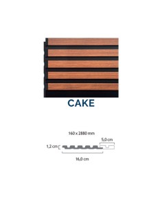 Friso de listones Floor Step WALL Cake