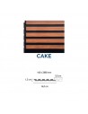Friso de listones Floor Step WALL Cake