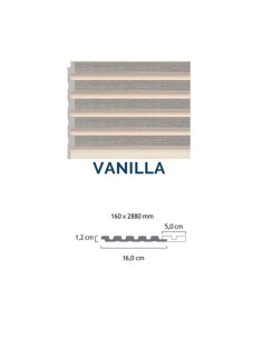 Friso de listones Floor Step WALL Vanilla