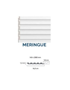 Friso de listones Floor Step WALL Meringue