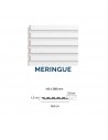 Friso de listones Floor Step WALL Meringue