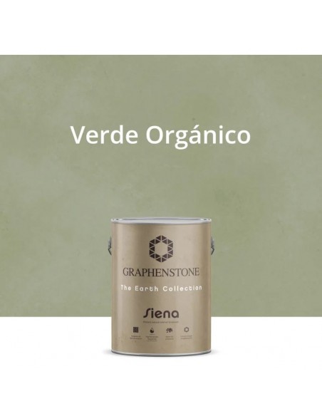 Pintura Ecológica Interior Base Cal SIENA VERDE ORGÁNICO Graphenstone