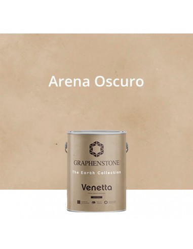 Estuco natural veneciano de alta decoración VENETTA Arena Oscuro Graphenstone