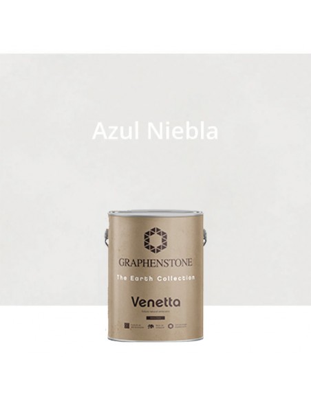 Estuco natural veneciano de alta decoración VENETTA Azul niebla Graphenstone