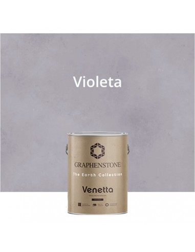 Estuco natural veneciano de alta decoración VENETTA Violeta Graphenstone