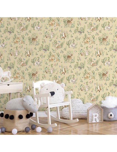 Papel Pintado ICH Mika Forest Fauna 972-2