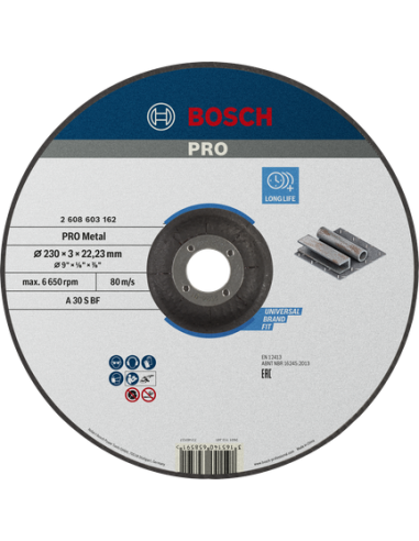Disco de corte para metal Bosch...