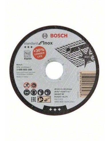 Disco de corte Bosch Standard for...
