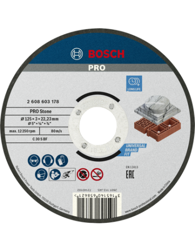 Disco de corte para piedra Bosch PRO...