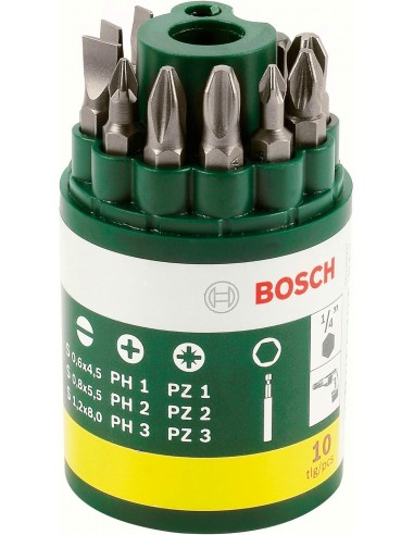 Set de 10 brocas para metal HSS-R Bosch