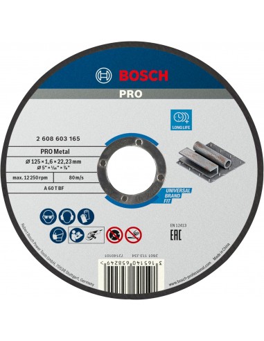 Disco de corte para metal Bosch...