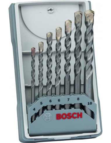 Juego de 7 brocas para hormigón Bosch...