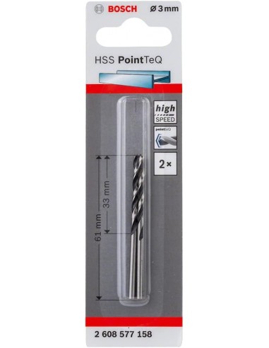 Broca para metal Bosch HSS-R 4.5mm...