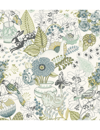 Papel pintado Lurson Nora Bloom NOR-3132