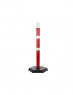 Poste para cadena con base hexagonal pesada