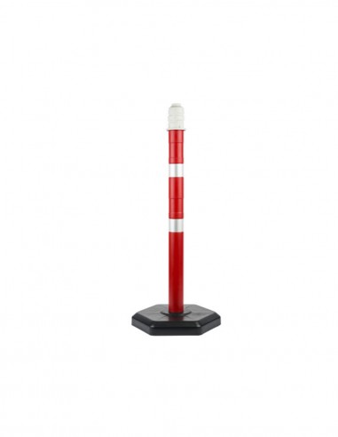 Poste para cadena con base hexagonal pesada