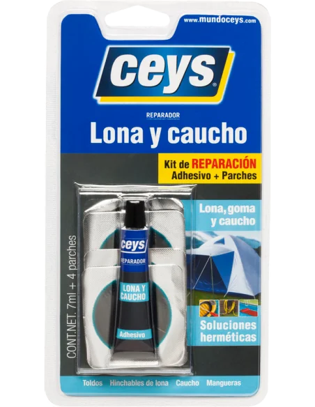 Adhesivo Ceys Reparador Lona y Caucho