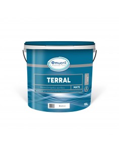Revestimiento Emucril Terral Texturado Fino Blanco