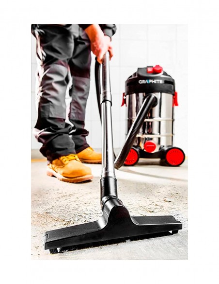 Aspirador industrial inox 1500W Graphite