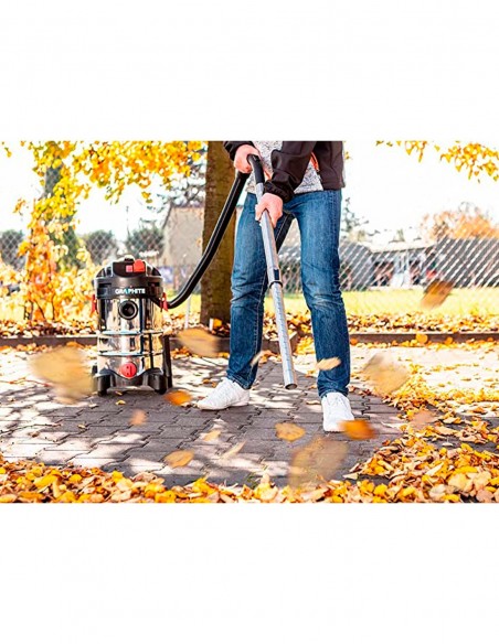 Aspirador industrial inox 1500W Graphite