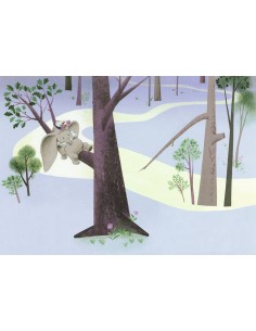 Fotomural Into Adventure Komar Dumbo Sleep on Tree IADX8-044 2