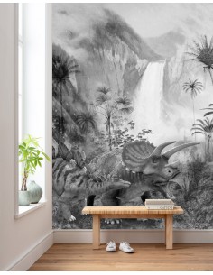 Fotomural Into Adventure Komar Jurassic Waterfall IAX4-0020