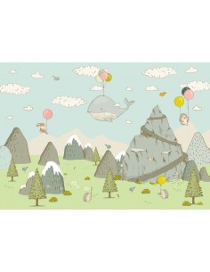 Fotomural Into Adventure Komar Mountain Traveler IAX8-0028 2