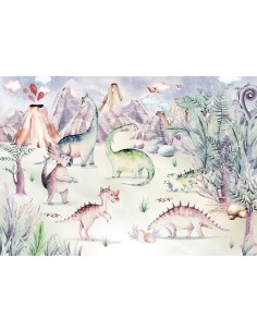 Fotomural Into Adventure Komar Dino Playground IAX8-0037 2