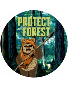 Mural Redondo Komar Autoadhesivo Star Wars Protect the Forest DD1-015 2