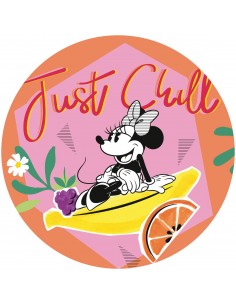 Mural Redondo Komar Autoadhesivo DOT Minnie Chill DD1-018 2