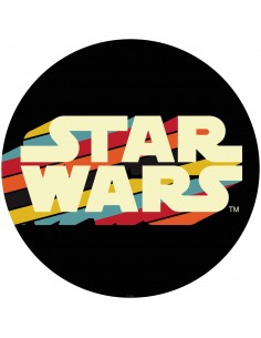 Mural Redondo Komar Autoadhesivo DOT Star Wars Typeface DD1-030 2