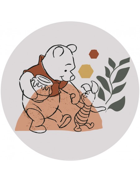 Mural Redondo Komar Autoadhesivo DOT Winnie Pooh Soulmate DD1-036