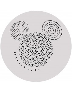 Mural Redondo Komar Autoadhesivo DOT Mickey Stipple Art DD1-040 2