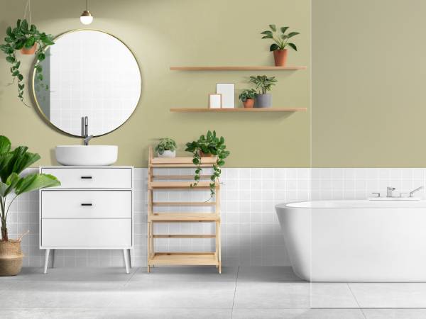 Emucril Gamma Satinado para cocinas y baños con acabado sedoso y lavabilidad superior a 20.000 pasadas